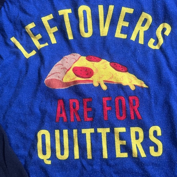 The Children's Place Blue and Yellow Pizza Pajama Set - Picture 4 of 7